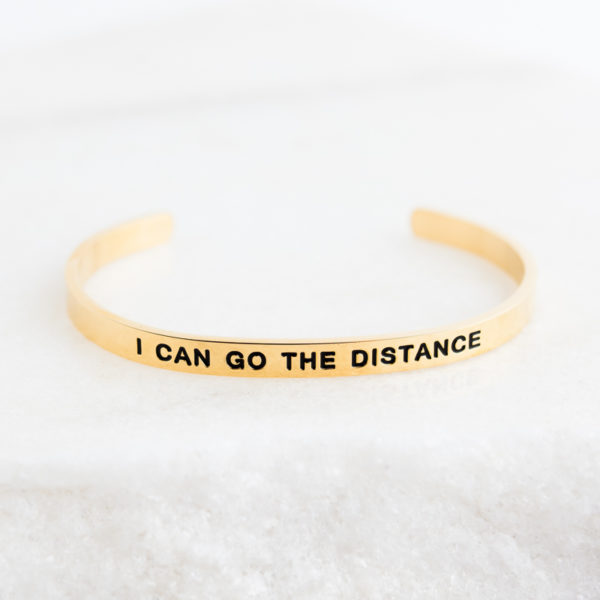 I Can Go The Distance Inspirational Bracelet Lillian Co 