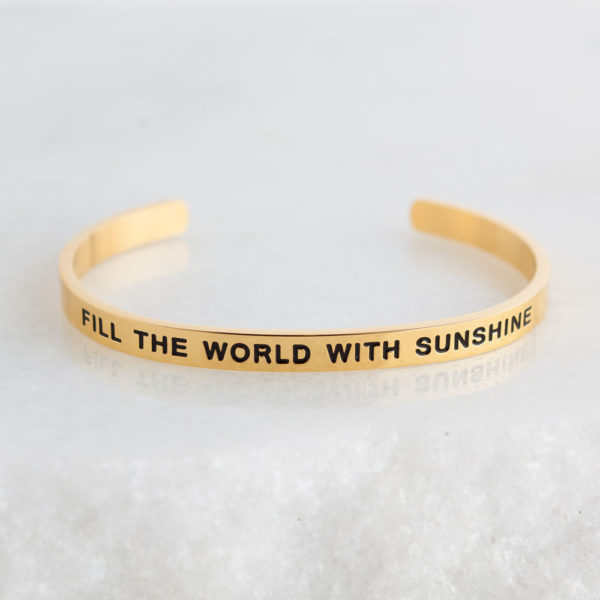 Fill the World with Sunshine | Inspirational Jewelry | Lillian & Co.