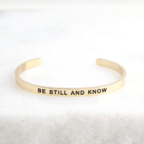 Be Still And Know Bracelet - Christian Bracelets - Lillian and Co.