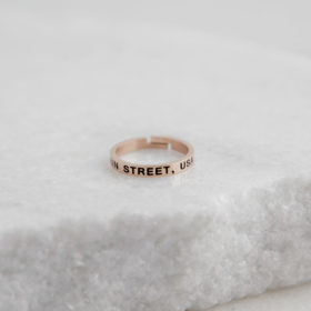 New "Main Street, USA" adjustable ring from Lillian & Co.